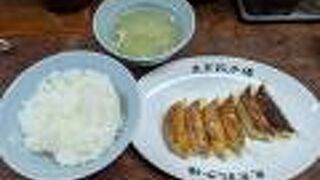 Diner with inexpensive and tasty Gyoza