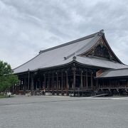 西本願寺で「朝のお勤め」