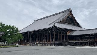 西本願寺で「朝のお勤め」