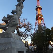 テレビ塔と併せて