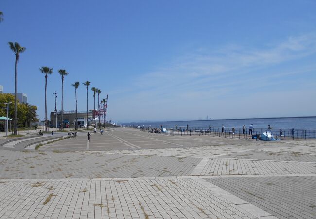 人工島六甲アイランドの最南端海浜公園