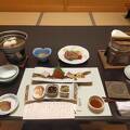 一人旅利用。夕食も満足でした。温泉は熱い！