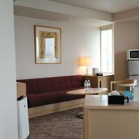 電子レンジに2ドアの冷蔵庫は連泊には便利でした