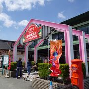 さくらんぼの産地の巨大な道の駅（道の駅 寒河江チェリーランド）