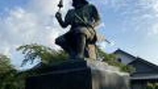 こんなところに加藤清正像！