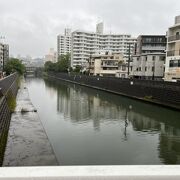 雨の帷子川！