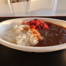 無料の夕食(カレー)