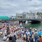 徳島市中心を流れる川