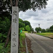 平野の中に山が