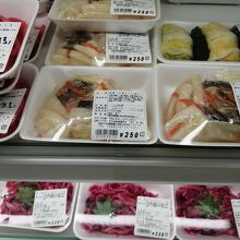 売り場の惣菜