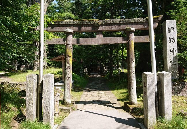 森の中の神社