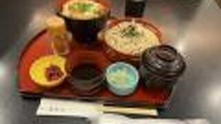 かつ丼と蕎麦のセット！