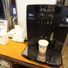 挽きたてコーヒー無料！