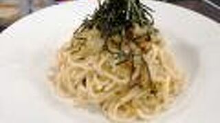 明太高菜パスタ