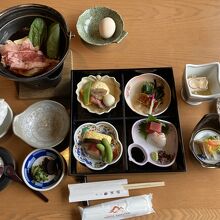 昼食「由布岳雲海鍋和膳」