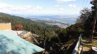 比叡山から眺めてみました