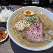 本陣駅近くのラーメン店