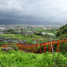 駐車場付近からの景色