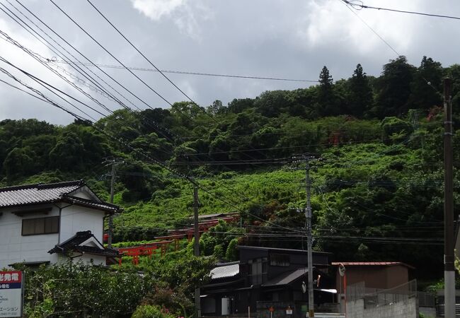 山に沿って朱色の鳥居が連なる景色や上からの景色は絶景です