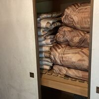 寝具も揃ってます