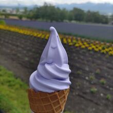 ラベンダーアイスはさっぱりしています