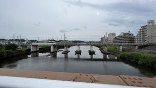 梅雨の鶴見川！
