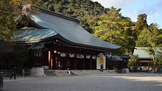 奈良県の南部にある立派な神宮