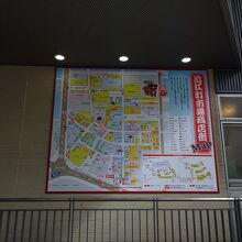 近江町市場のマップです
