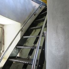 最後の急な梯子