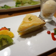 桃のタルト最高！