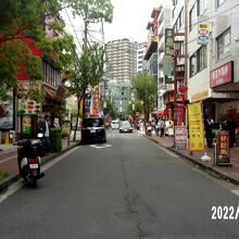 中華街の町並みです。