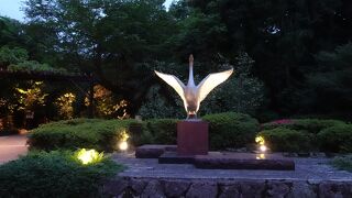 白鳥のモニュメント！