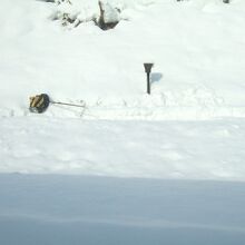 トンネルの間に一瞬見えた小幌駅