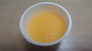 オレンジの風味が生かされた、「シャーベット(おれんじ味)」