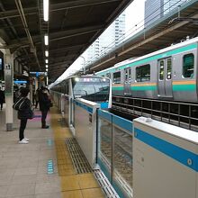 京浜東北線ホーム　東京駅