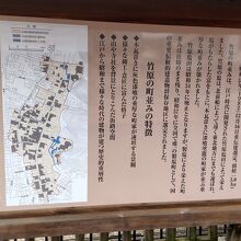 竹原市設置の案内板