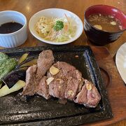 会長ステーキを食べに訪問