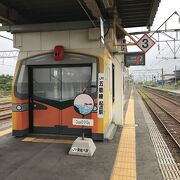 奥羽本線東能代駅：五能線の起点駅