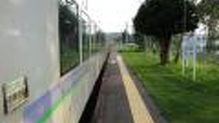 田園風景を眺めながら移動