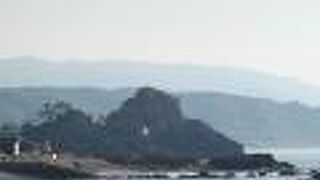 波の浸食で造られた光景