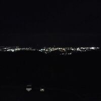 福島市の夜景。