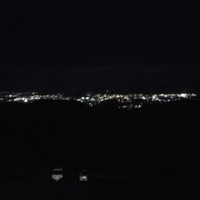 福島市の夜景。