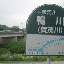 出雲路橋付近は丁度賀茂川と鴨川の境目位かな…。