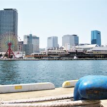 日本丸Ⅱ世のロープが繋がれてるビットです