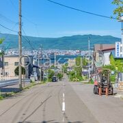 坂の上からの眺めはそれほど特出したものではないですが、函館の雰囲気は感じます。