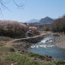 猿橋公園と桂川