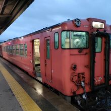 総社駅に着いた吉備線