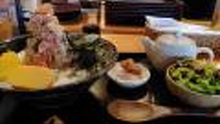 鯛茶漬けとラーメンが絶品。