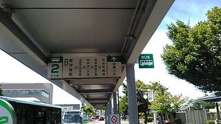 平日に行きは守谷駅から、守谷市役所まで乗車しました