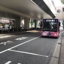 2両分の連結バス
